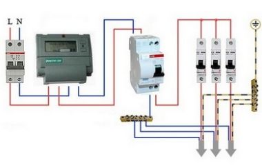 Подключение УЗО и ДИФавтоматов