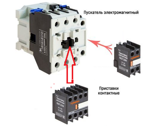 Контакт дополнительный фронтальный