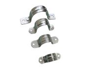 Скоба крепежная двухлапковая СМД метал. оцинк.